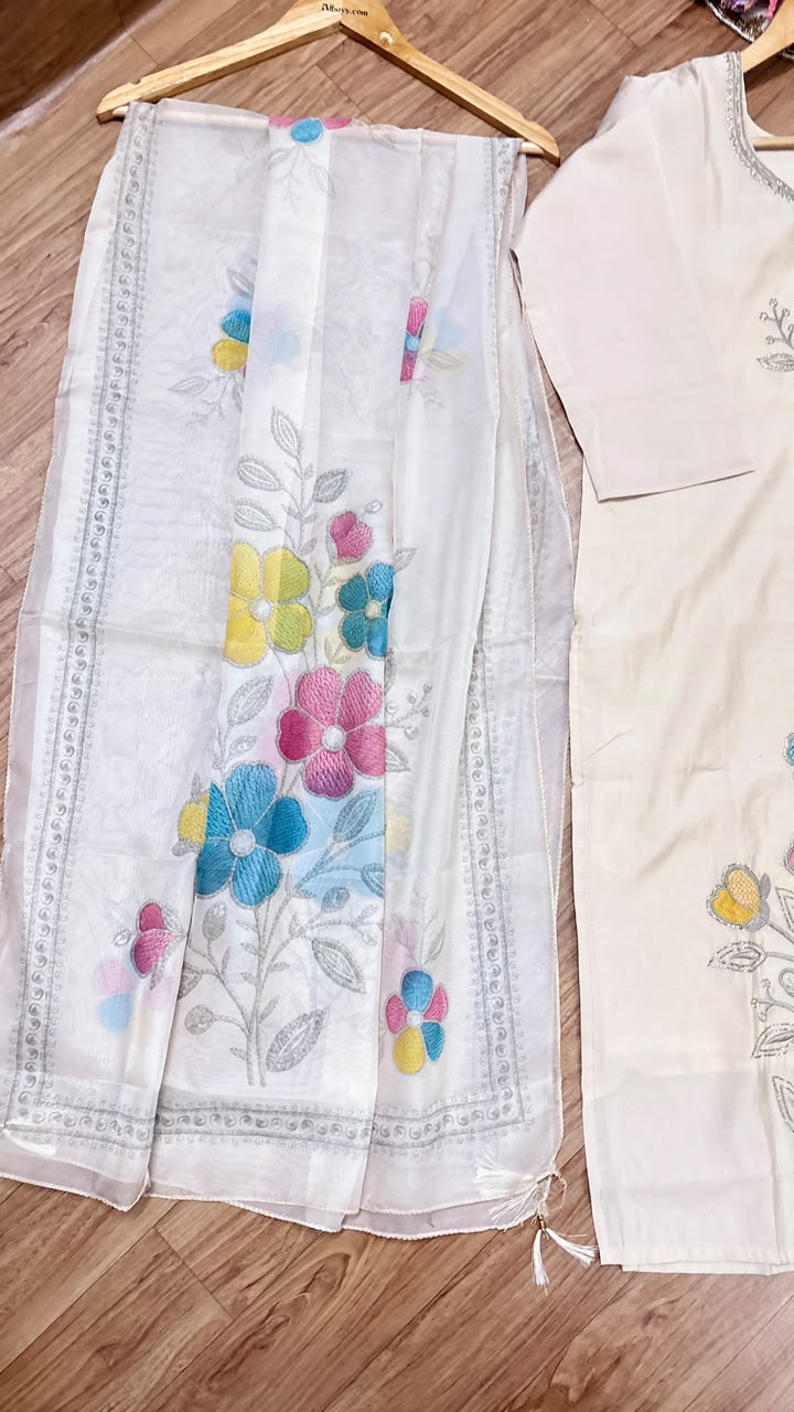 Silk suit set