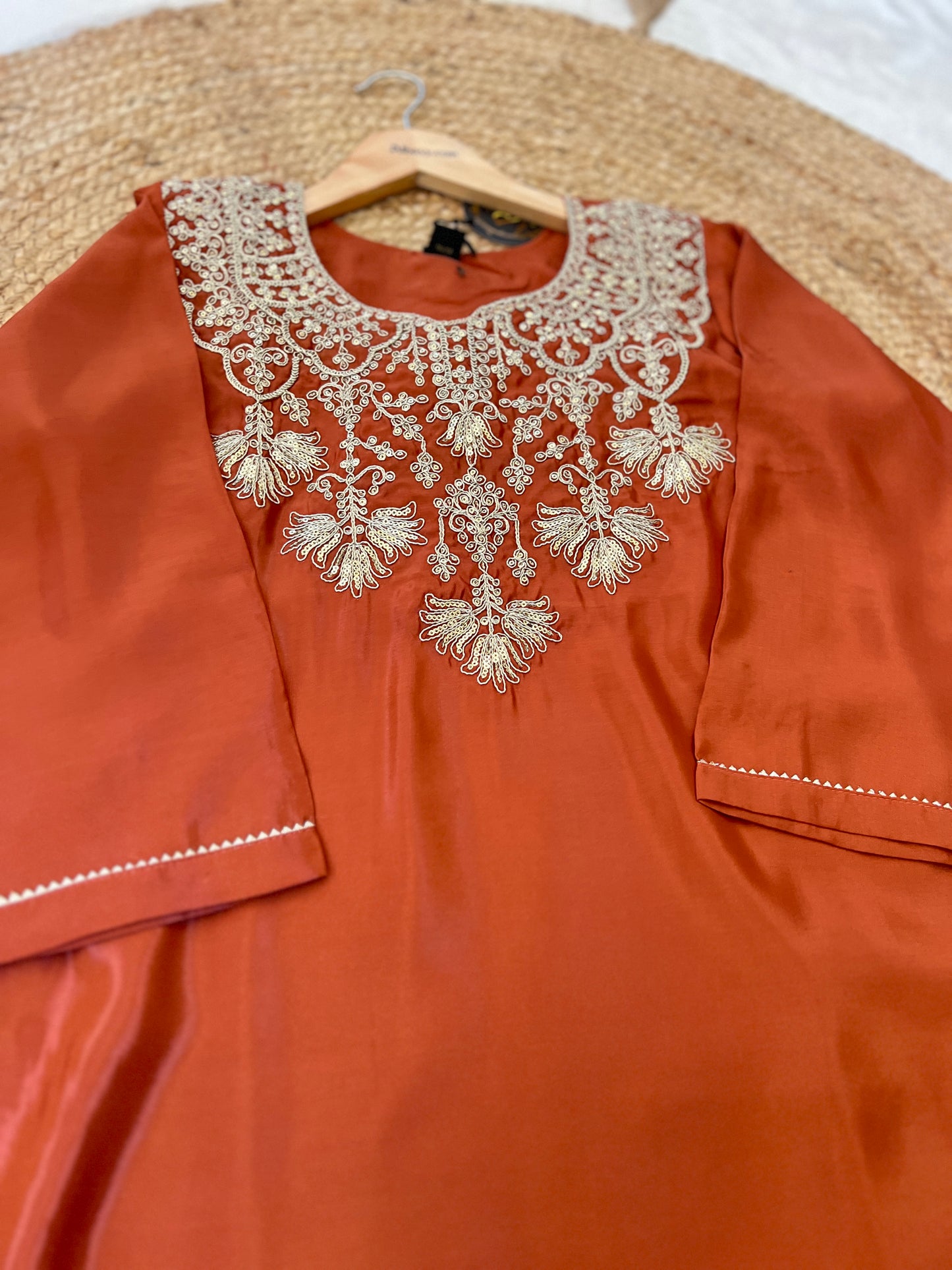 Beautiful dress in Muslin Silk -1044