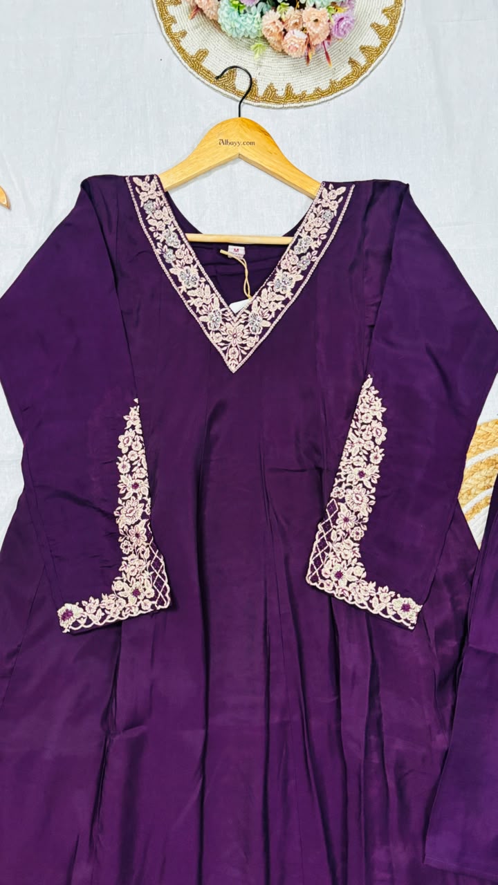 Suit set mul chanderi