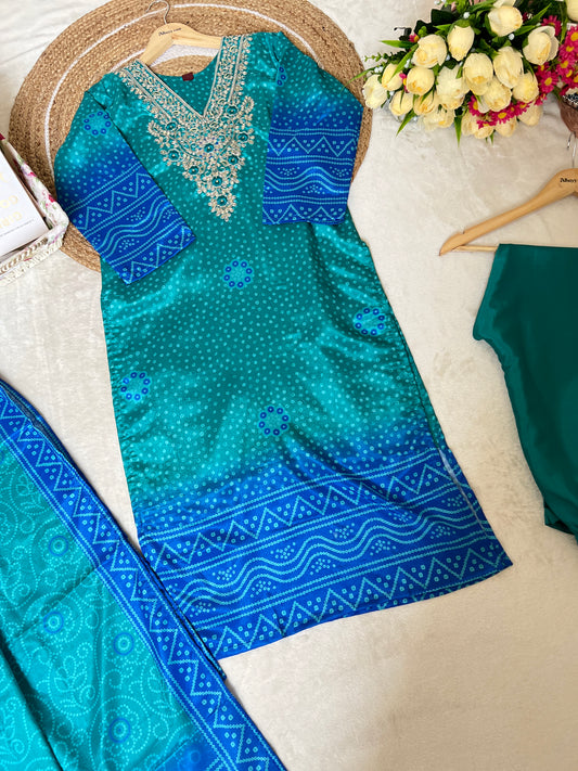 Suit set Silk material CBRP4210