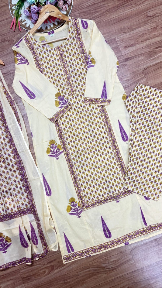 Cotton suit set