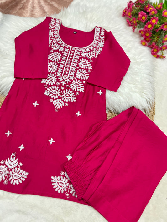 Kids wear with embroidery