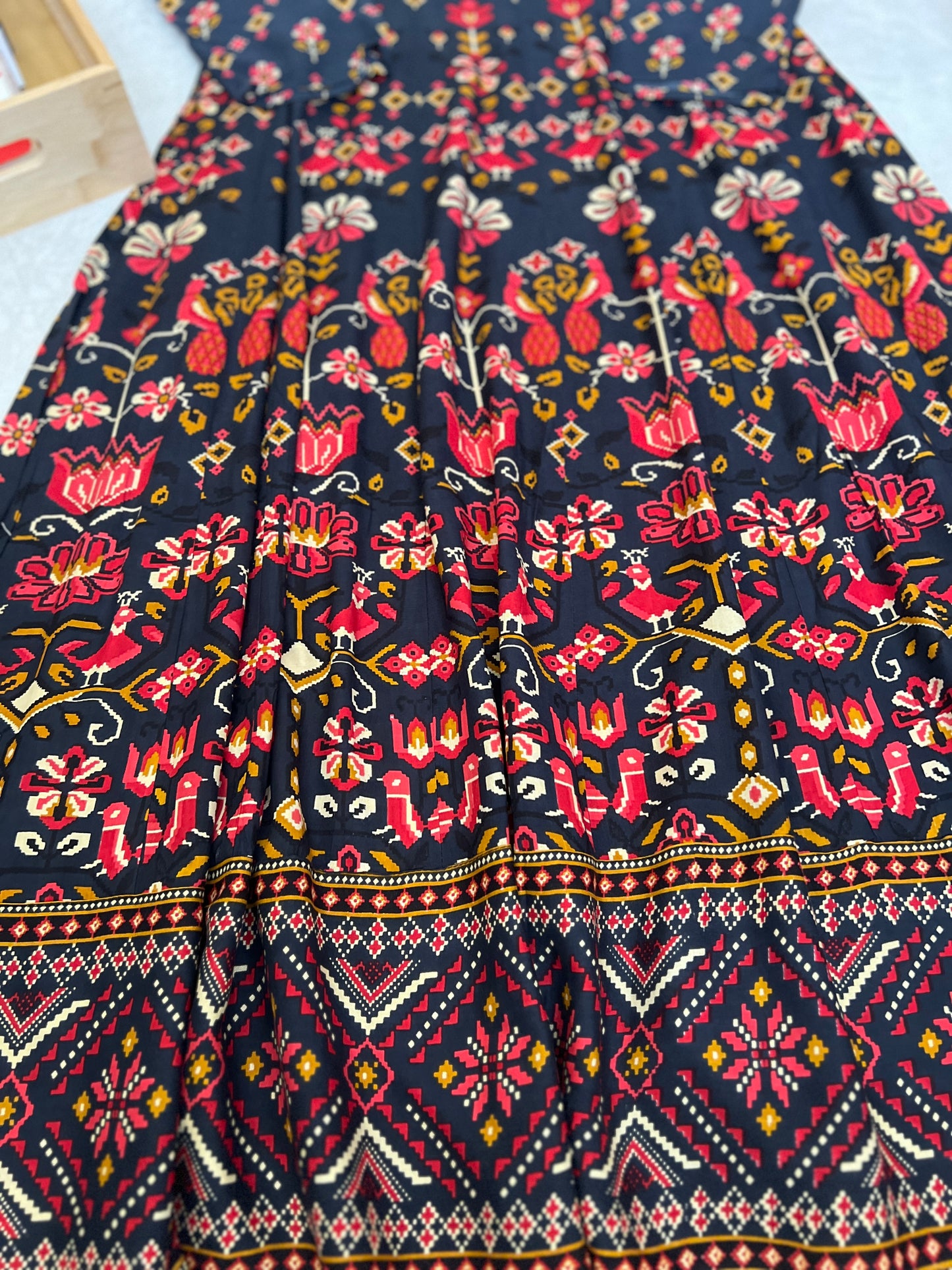 Beautiful frock in heavy rayon material (soft cotton)