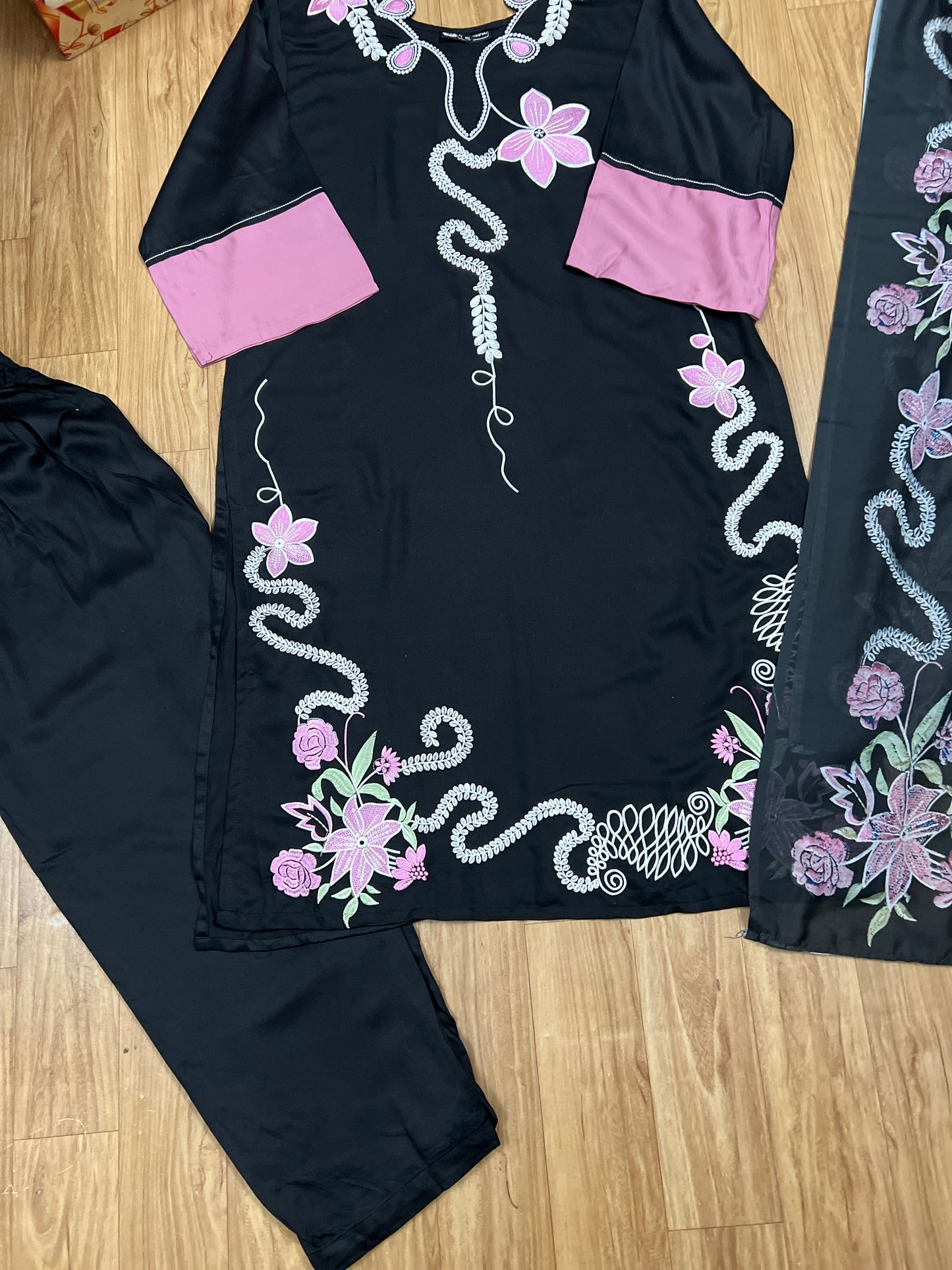 Premium dress in Heavy rayon Material with Embroidery CBRP500