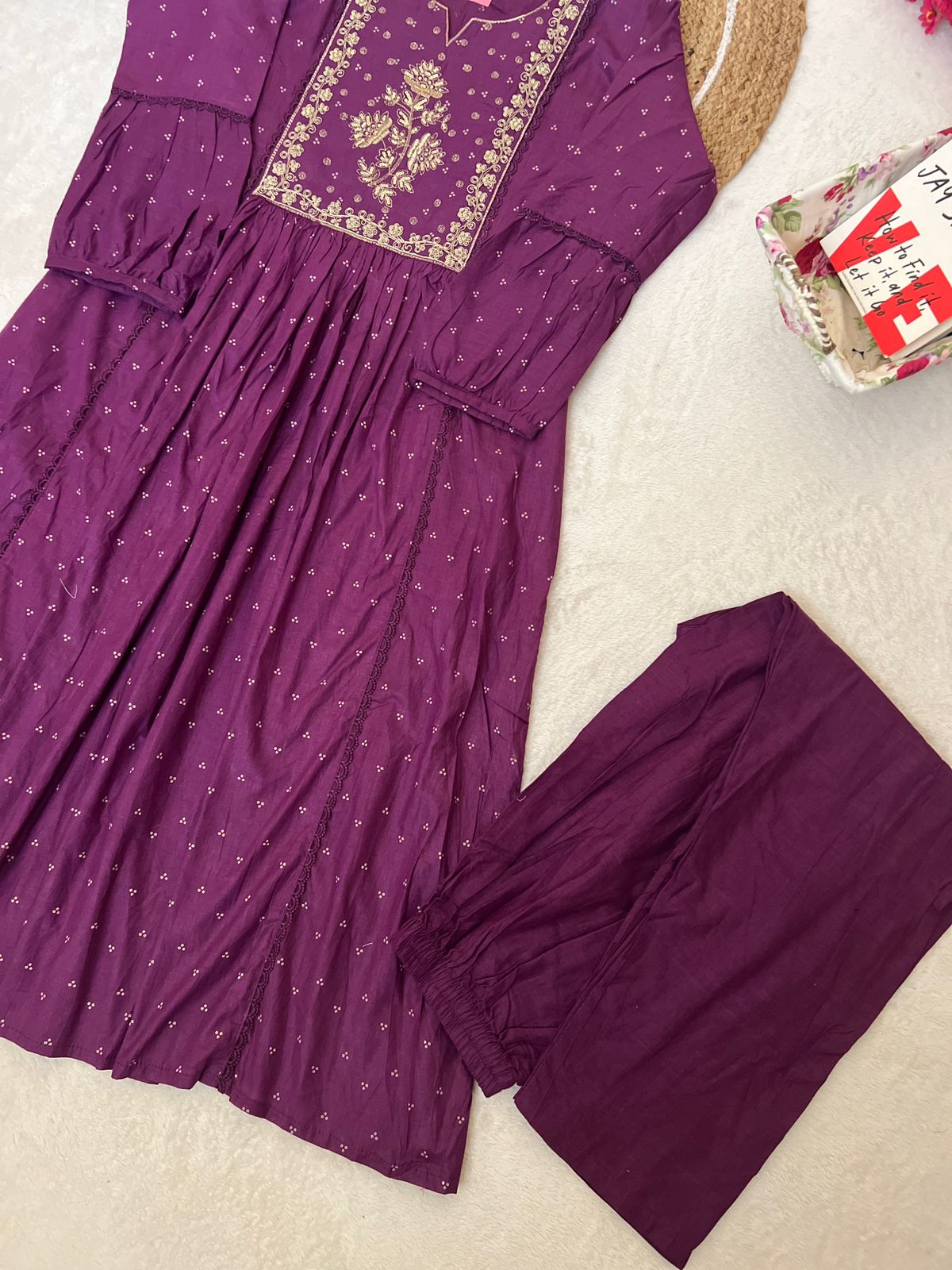 Premium mul cotton dress