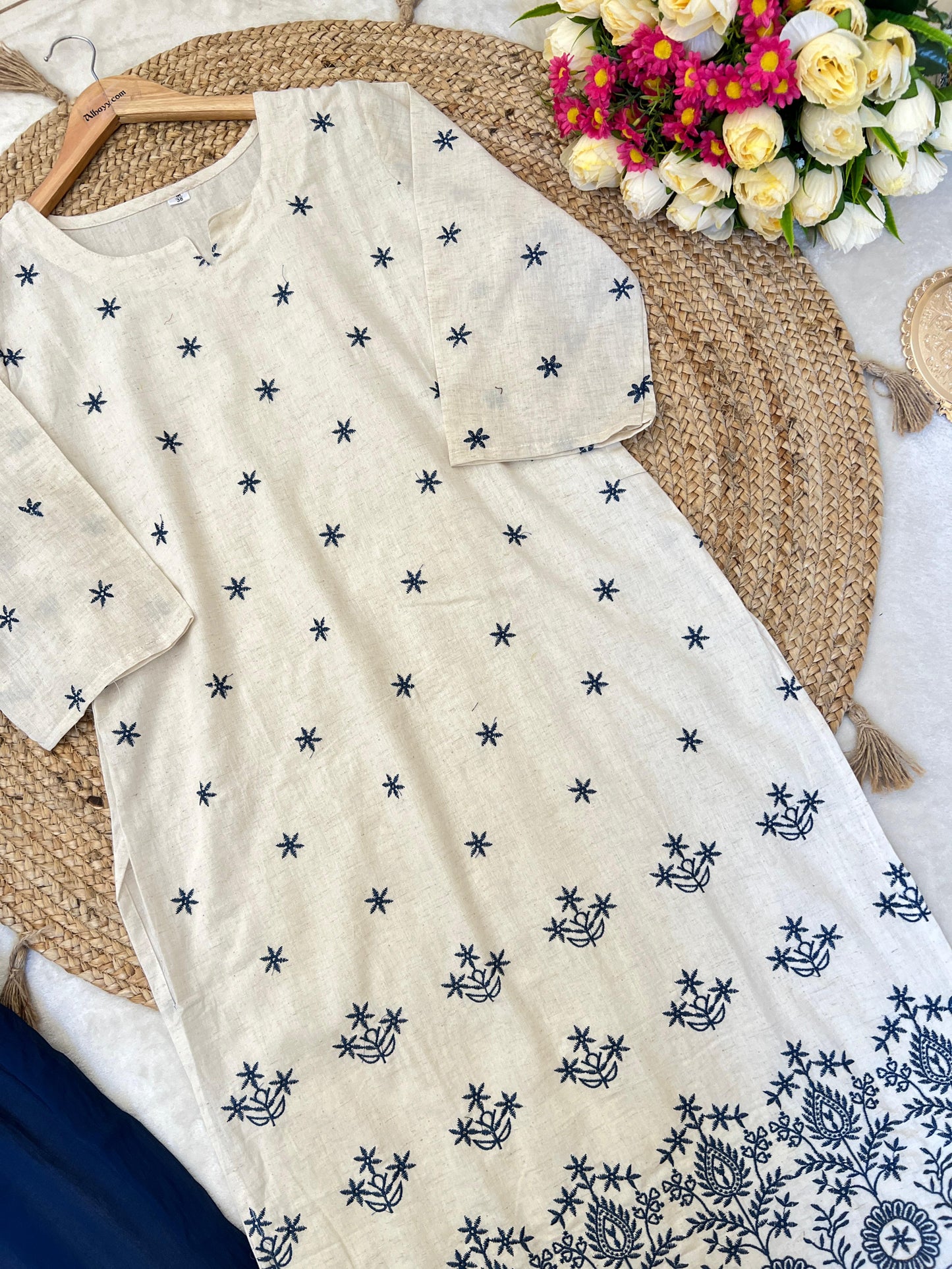 Pure linen cotton 3 pc set CPRB 1044