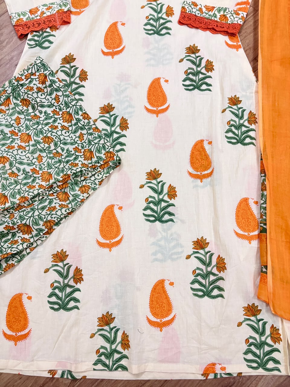 Premium cotton suit