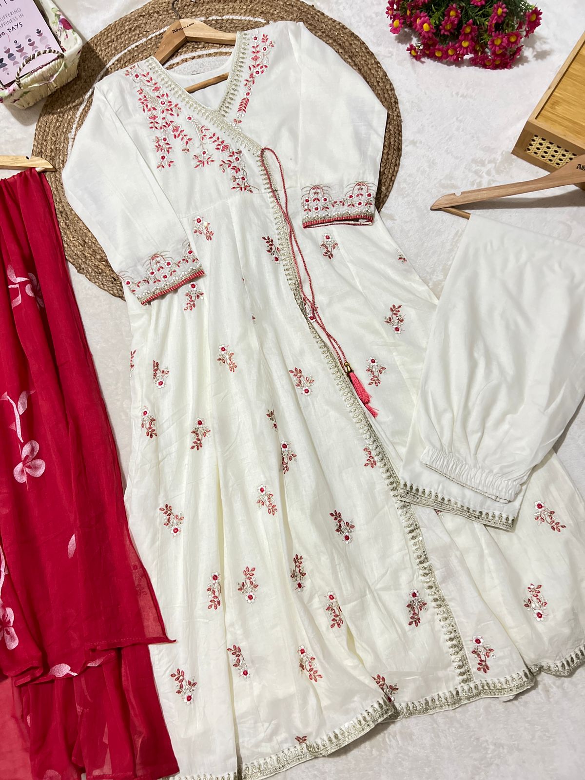 Premium mul cotton anarkali