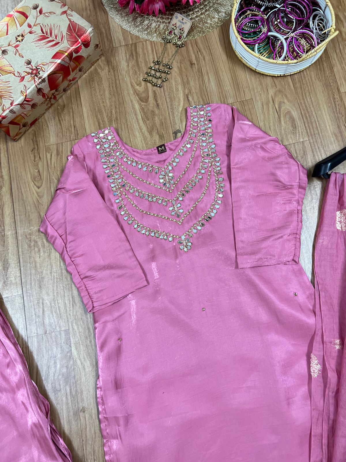 Premium shimmer glass dresss