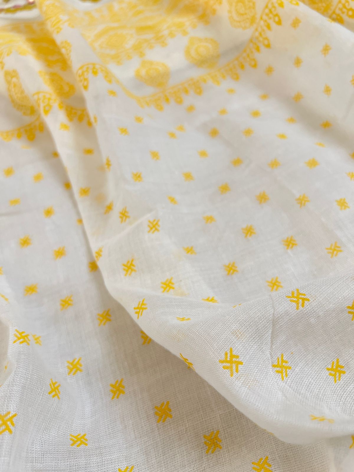 Premium mul cotton dress with embroidery all over frock and pant