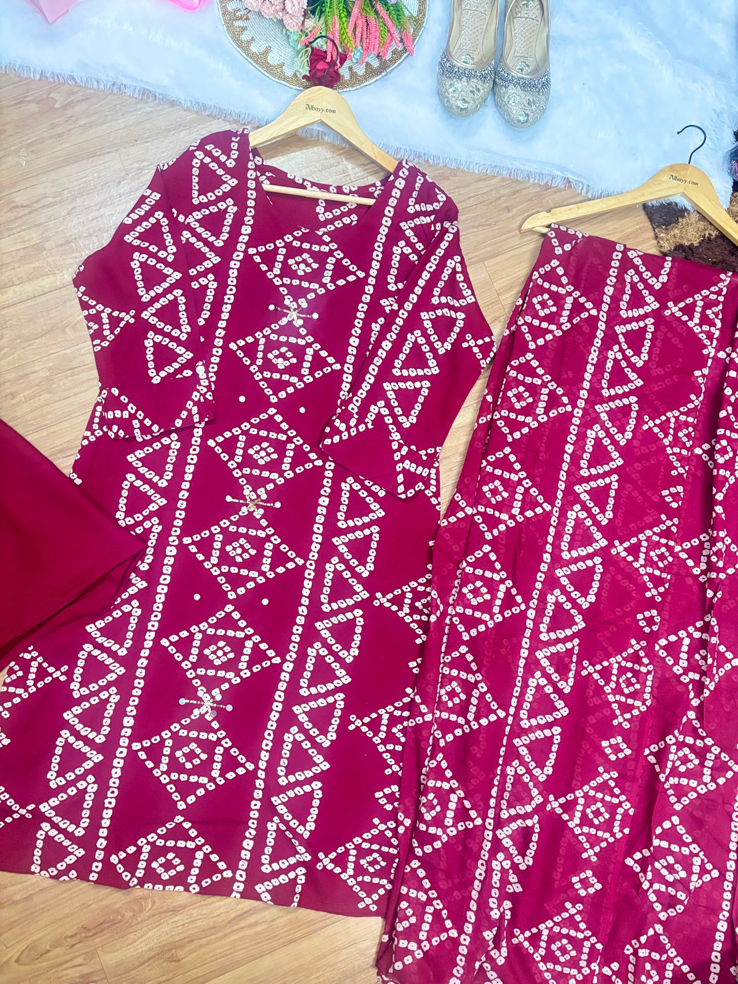 Beautiful cotton suit