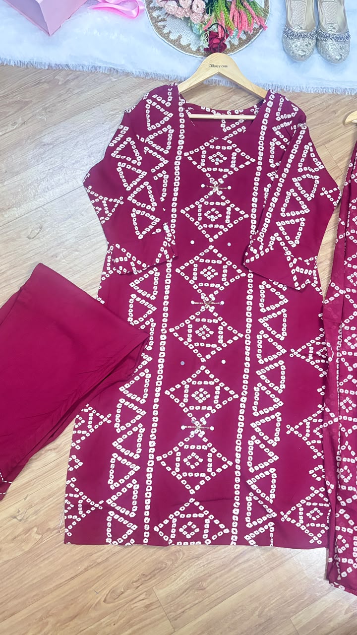 Beautiful cotton suit