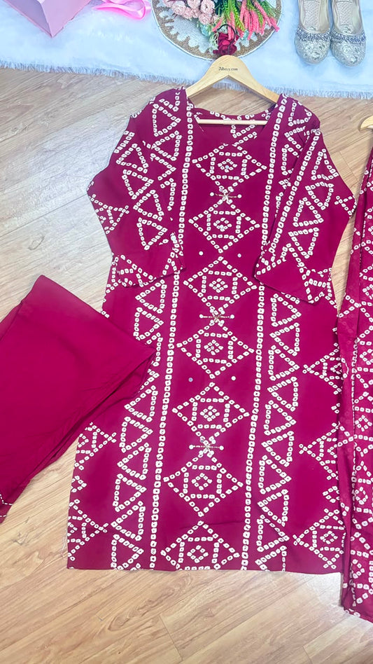 Beautiful cotton suit