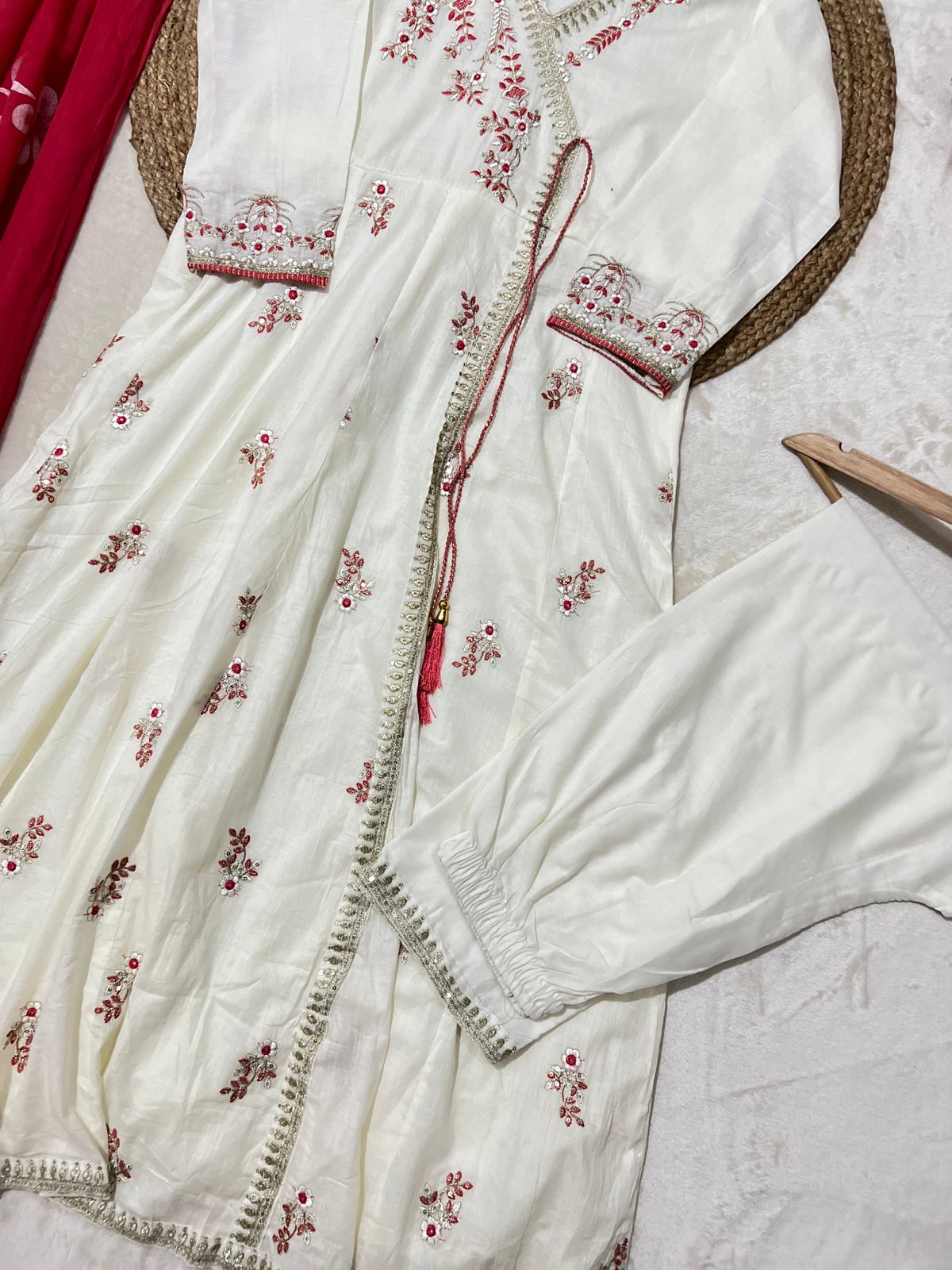 Premium mul cotton anarkali