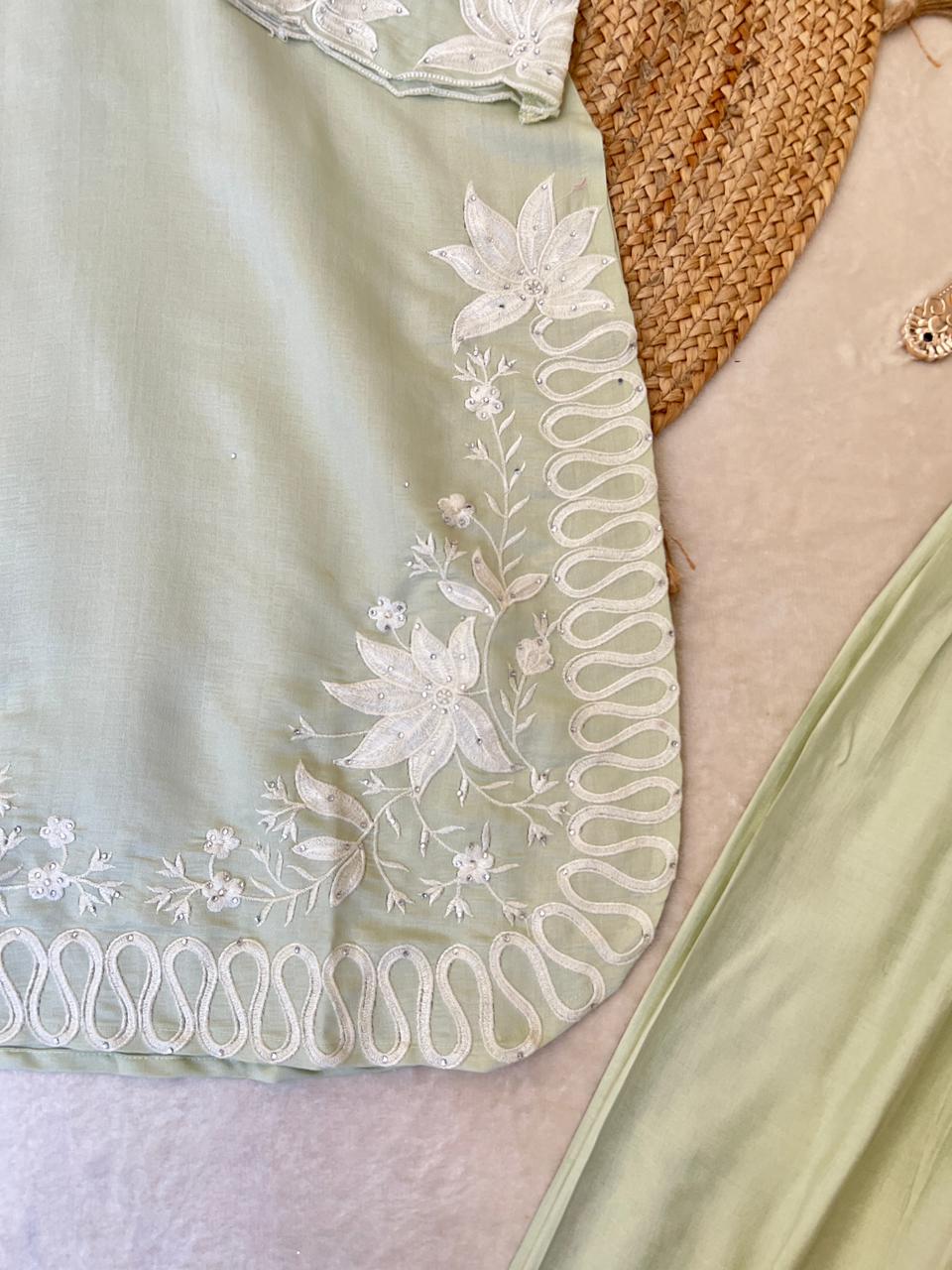 Linen blend silk suit CPBR1044