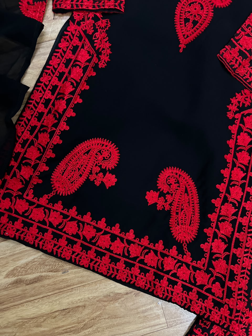Chikankari black kids dresses CBRP975