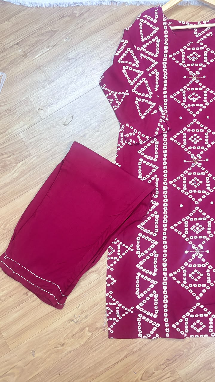 Beautiful cotton suit