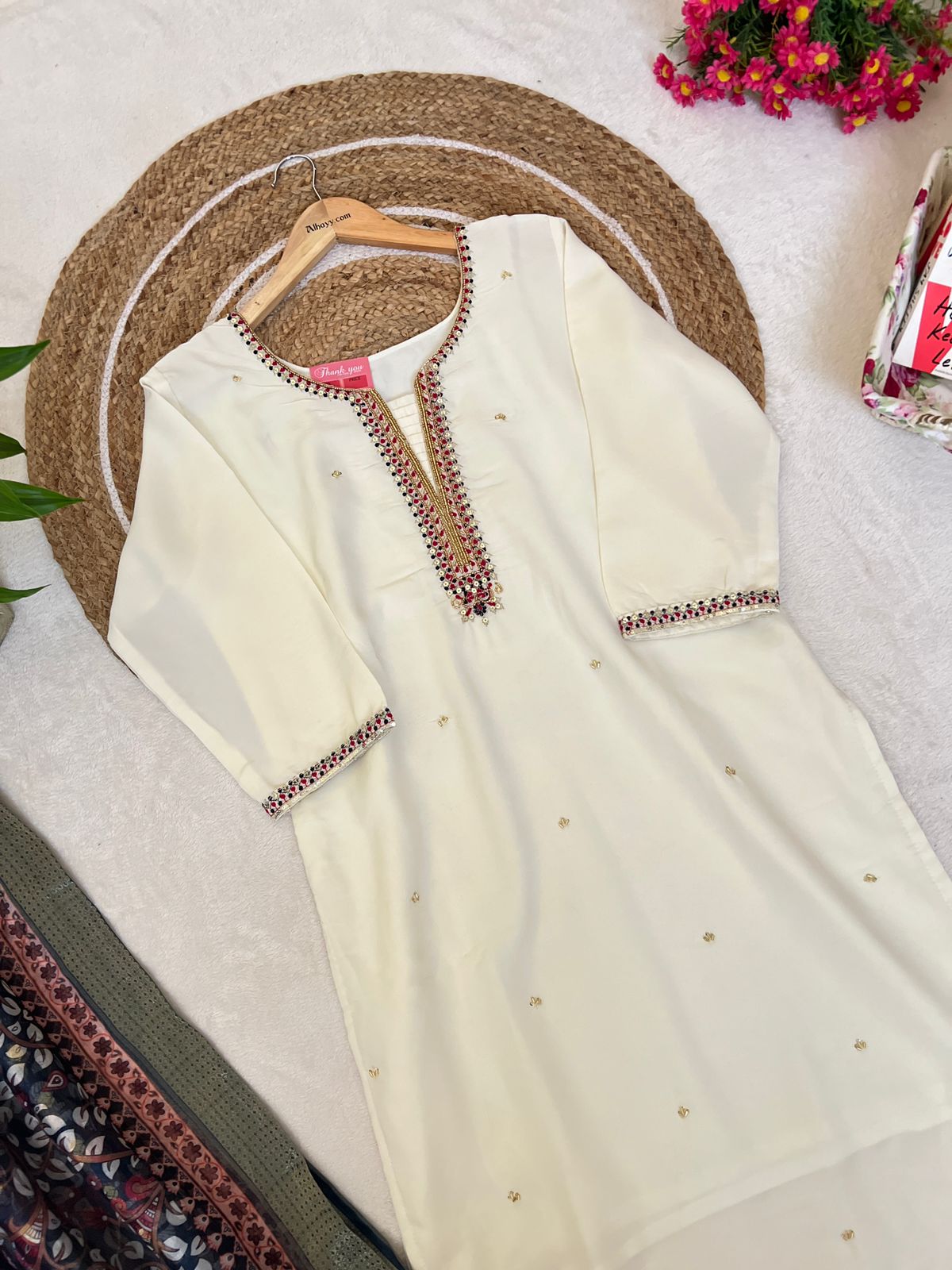 Premium roman silk dress