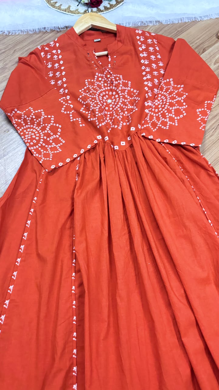 Premium cotton frock