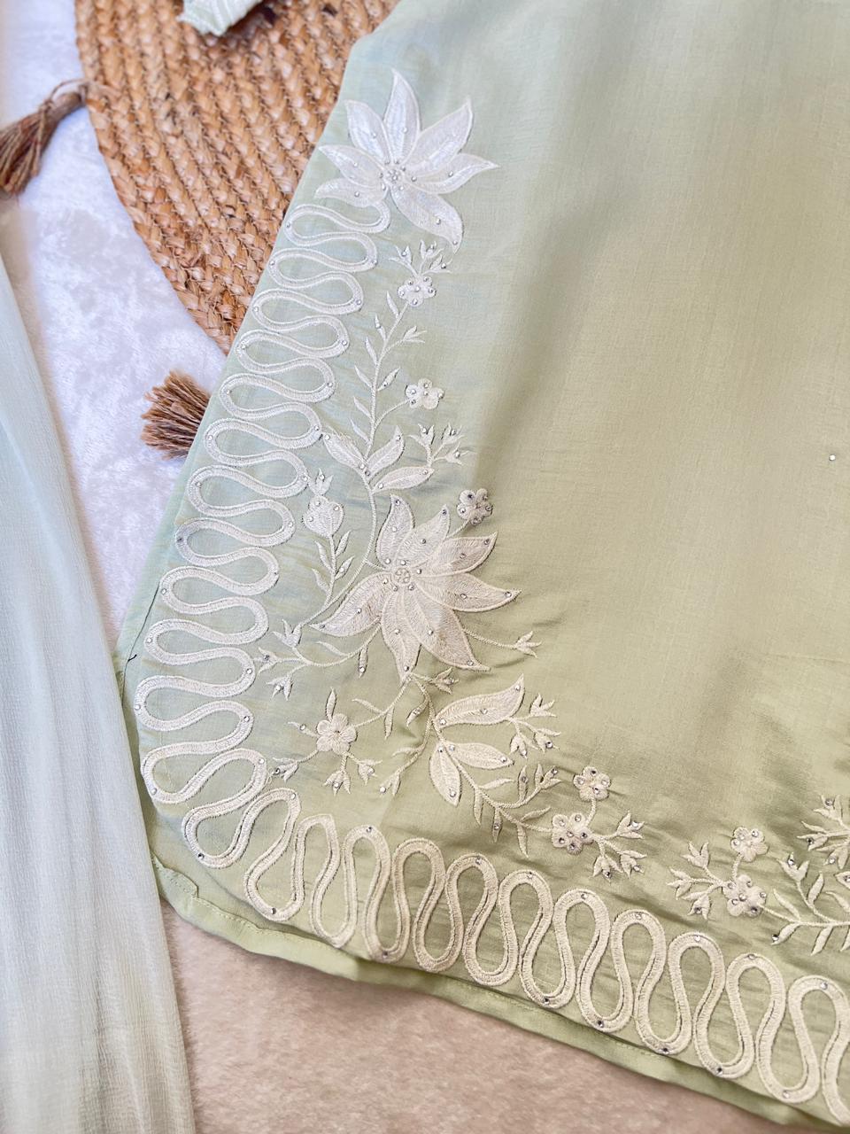 Linen blend silk suit CPBR1044