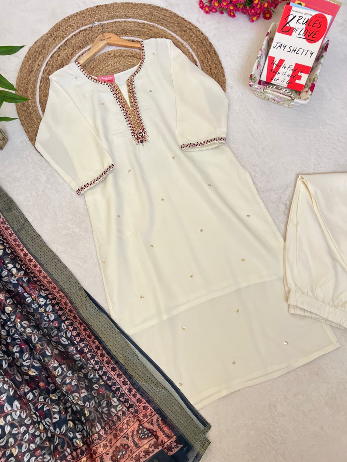 Premium roman silk dress