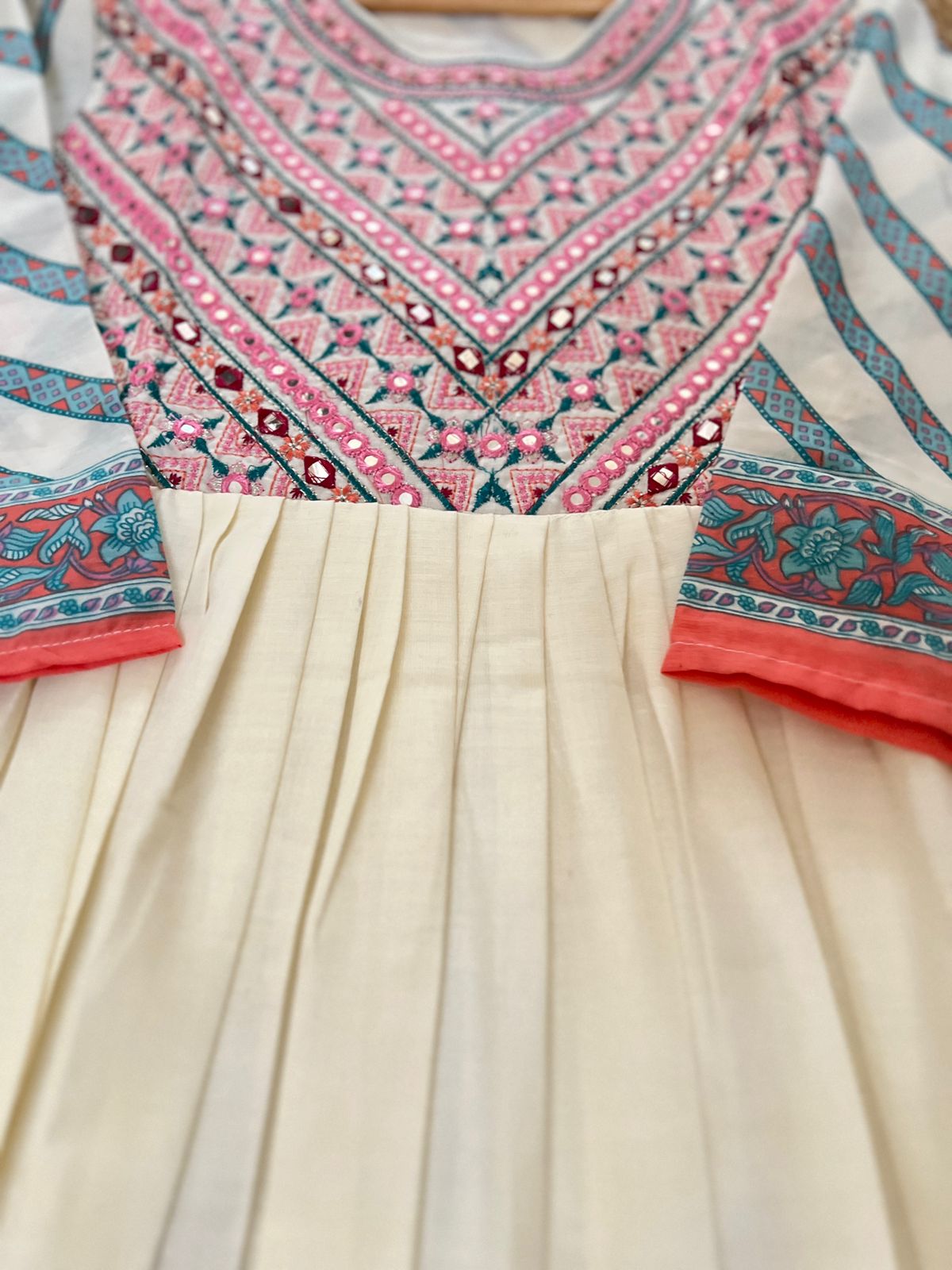 Premium mul cotton anarkali