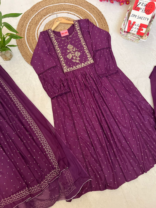 Premium mul cotton dress