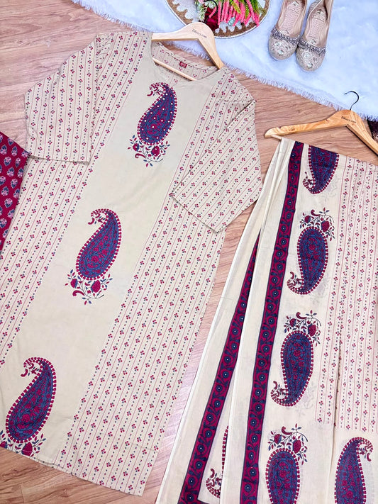 Premium cotton suit