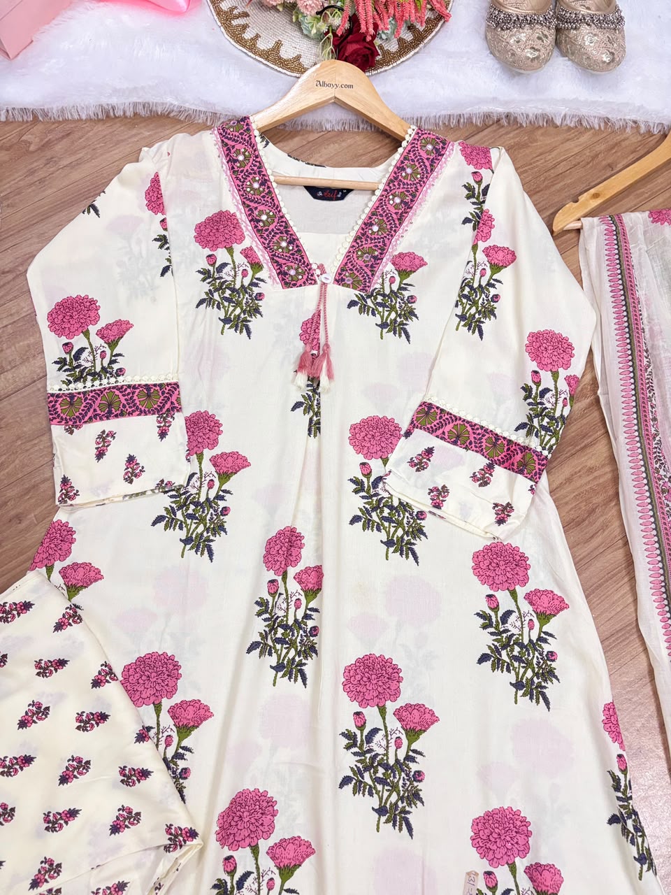 Block print dress