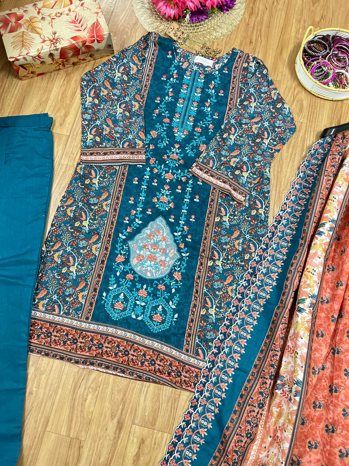Premium cotton suit