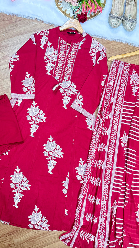 Premium cotton suit